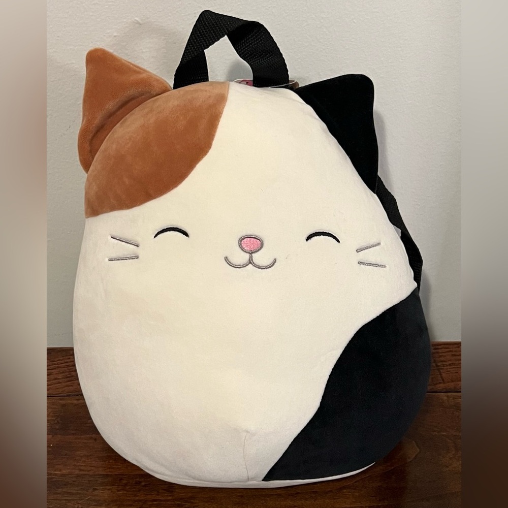 Squishmallows Cam The Cat Plush Backpack - Picture 2 of 4